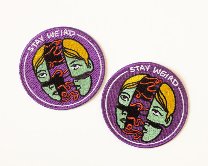 Stay Weird Iron-On Patch