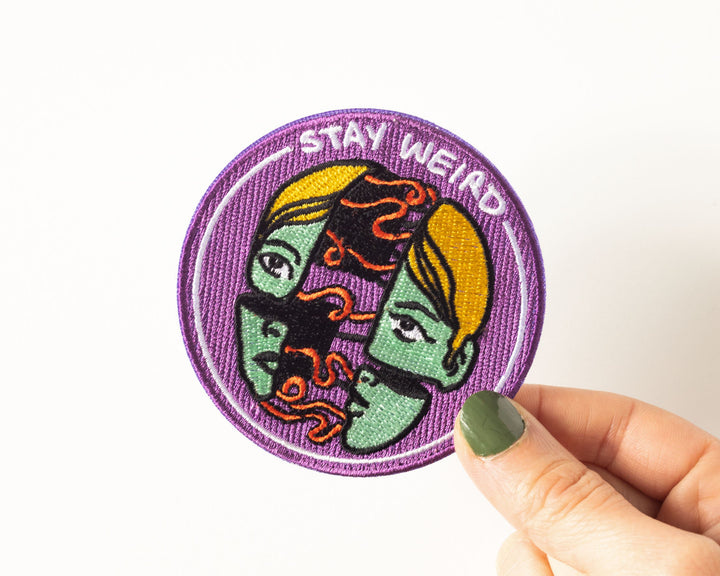 Stay Weird Iron-On Patch