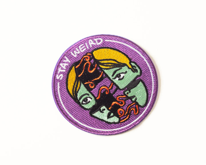 Stay Weird Iron-On Patch