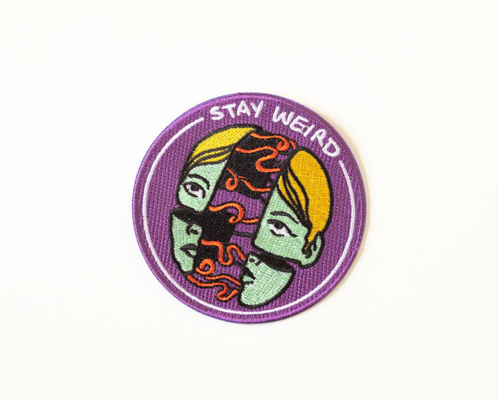 Stay Weird Iron-On Patch