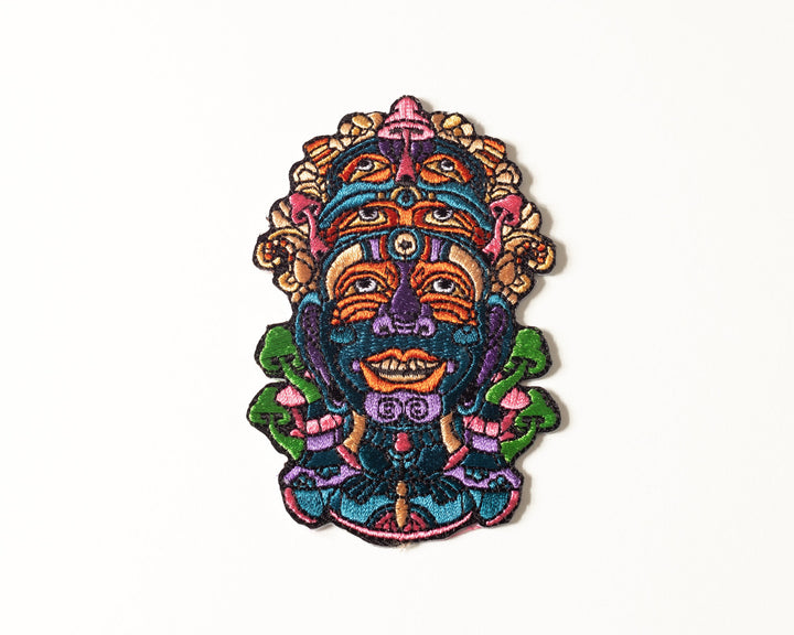 Psychedelic Embroidered Iron-On Patch