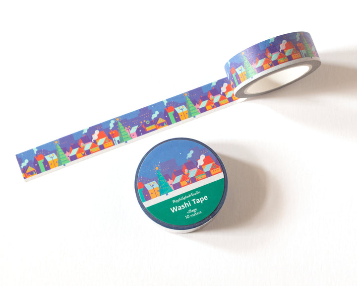 Christmas Village Washi Tape