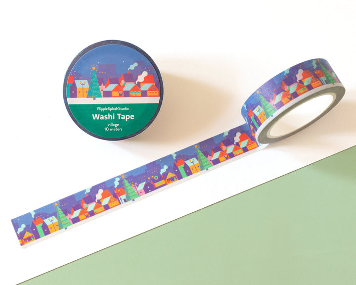 Christmas Village Washi Tape