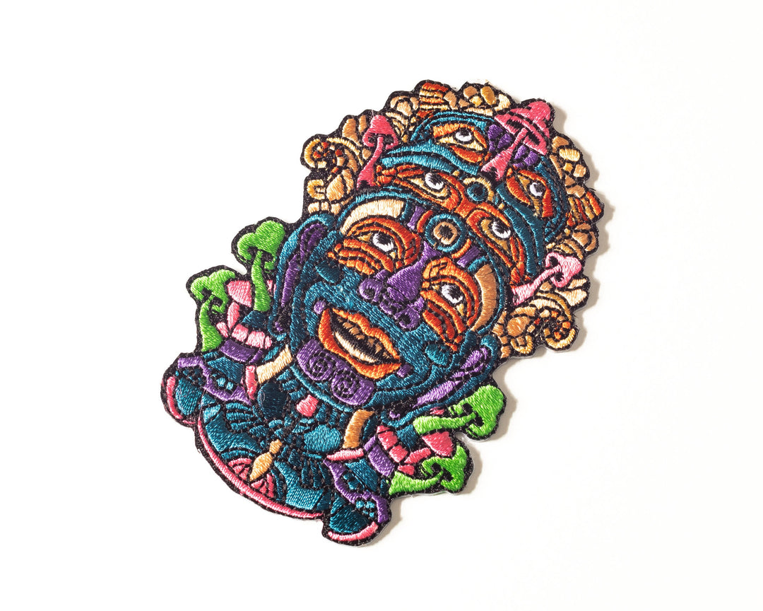 Psychedelic Embroidered Iron-On Patch