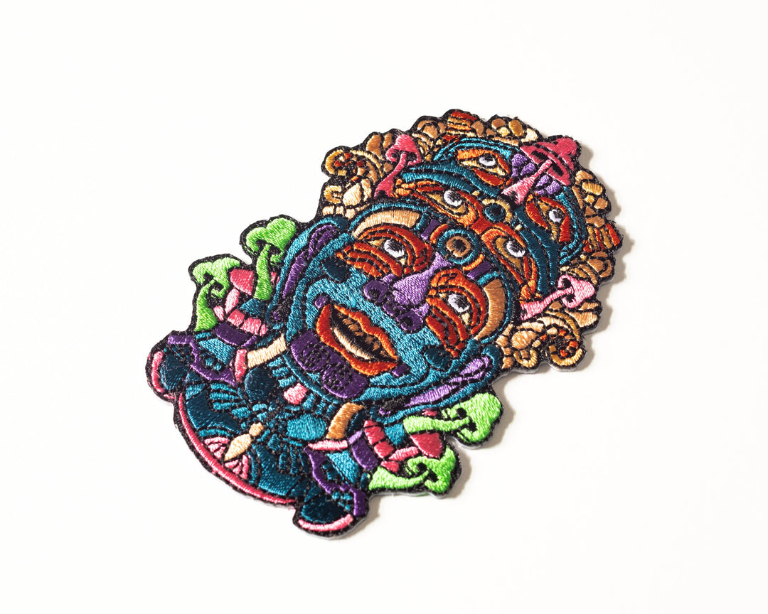 Psychedelic Embroidered Iron-On Patch